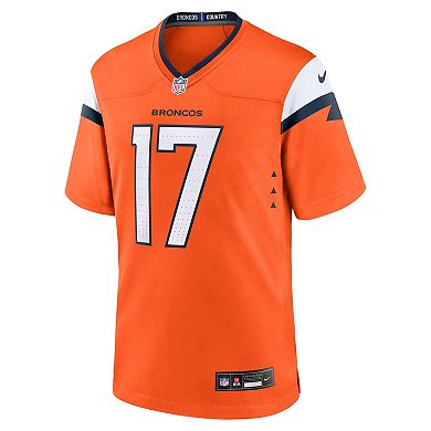 Men's Nike Jaylen Waddle Orange Denver Broncos Game Jersey