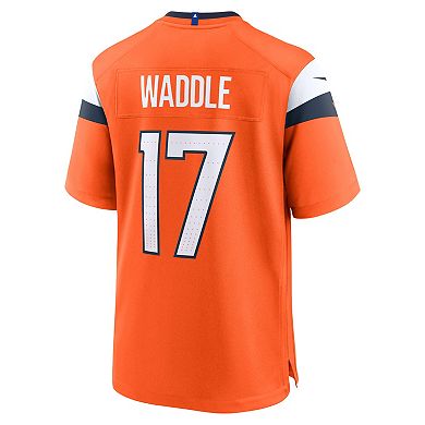 Men's Nike Jaylen Waddle Orange Denver Broncos Game Jersey