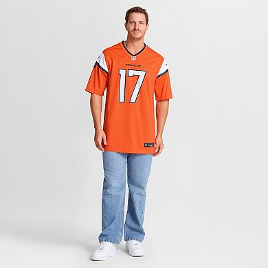 Men's Nike Jaylen Waddle Orange Denver Broncos Game Jersey