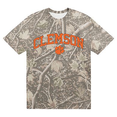 Men's Uscape Apparel Camo Clemson Tigers Back Bay Heavyweight T-Shirt