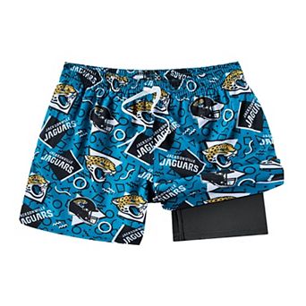 Men's Chubbies Teal Jacksonville Jaguars Game Day Fit Classic Lined Swim Trunks