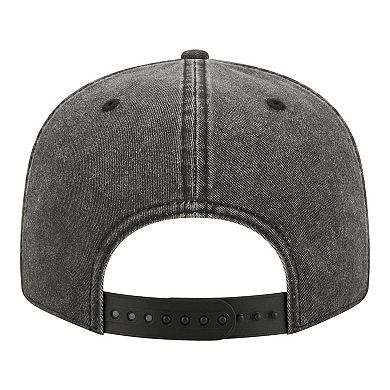 Men's New Era Black Chicago Bulls Washed Tonal 9FIFTY Snapback Hat