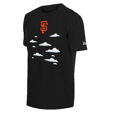 Men's New Era Black San Francisco Giants MLB x Simpsons 2026 Collab Clouds T-Shirt