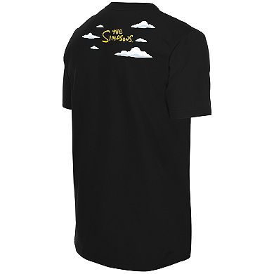 Men's New Era Black San Francisco Giants MLB x Simpsons 2026 Collab Clouds T-Shirt