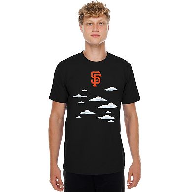 Men's New Era Black San Francisco Giants MLB x Simpsons 2026 Collab Clouds T-Shirt