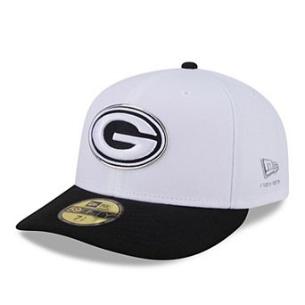 Men's New Era White/Black Green Bay Packers 2026 NFL Draft Pre-Curved 59FIFTY Fitted Hat
