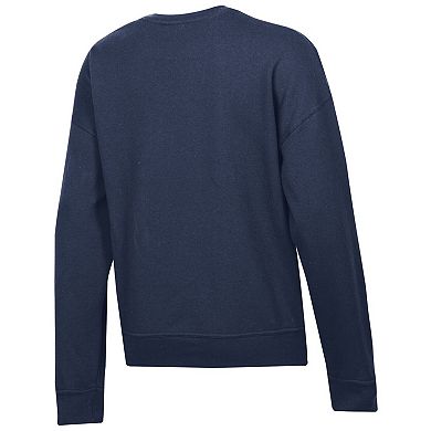 Women's Champion Navy Dallas Cowboys Powerblend Fleece Sweatshirt