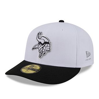 Men's New Era White/Black Minnesota Vikings 2026 NFL Draft Pre-Curved 59FIFTY Fitted Hat