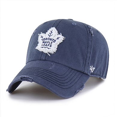 Men's '47 Navy Toronto Maple Leafs Weathered Clean Up Adjustable Hat