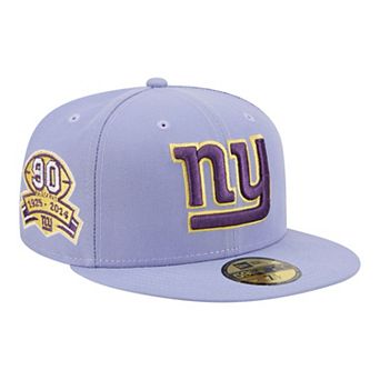 Men's New Era Light Purple New York Giants Lavender Bloom 59FIFTY Fitted Hat