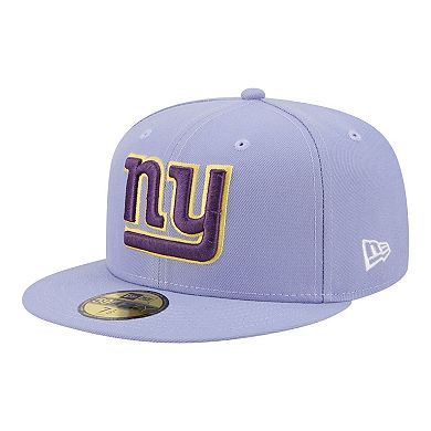 Men's New Era Light Purple New York Giants Lavender Bloom 59FIFTY Fitted Hat