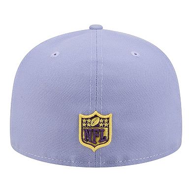 Men's New Era Light Purple New York Giants Lavender Bloom 59FIFTY Fitted Hat