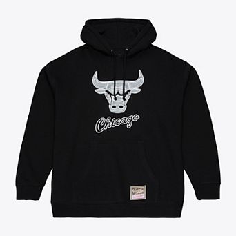 Men's Mitchell & Ness Black Chicago Bulls Chrome Hoodie