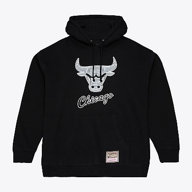 Men's Mitchell & Ness Black Chicago Bulls Chrome Hoodie