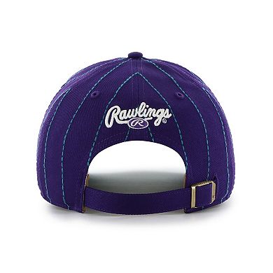 Men's '47 x Rawlings Purple Arizona Diamondbacks Pinstripe Hitch Adjustable Hat