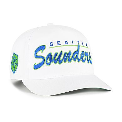 Men's '47 White Seattle Sounders FC Brushmark Hitch Adjustable Hat