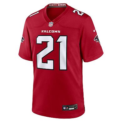 Men's Nike Deion Sanders Red Atlanta Falcons Retired Player Game Jersey