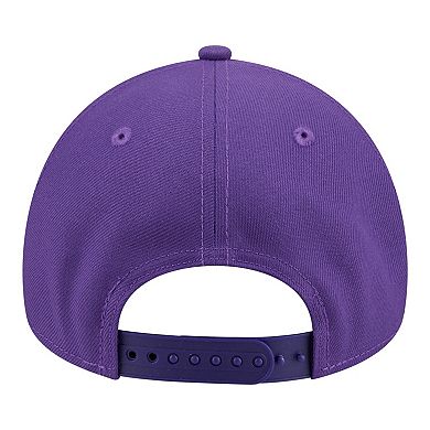 Youth New Era Purple Utah Jazz 9FORTY A-Frame Adjustable Hat