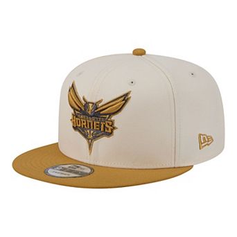 Men's New Era Cream/Tan Charlotte Hornets Two-Tone Color Pack 9FIFTY Snapback Hat