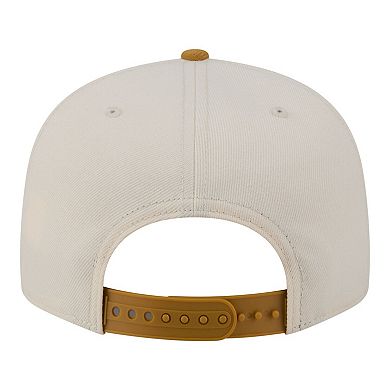 Men's New Era Cream/Tan Charlotte Hornets Two-Tone Color Pack 9FIFTY Snapback Hat