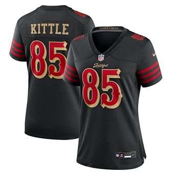 Women's Nike George Kittle Black San Francisco 49ers 2025 Rivalries Collection Game Jersey