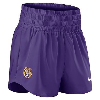 Women's Nike Purple LSU Tigers Performance One Dri-FIT High-Rise Shorts