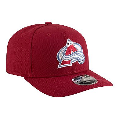Men's New Era Burgundy Colorado Avalanche 9SEVENTY Stretch-Snap Adjustable Hat