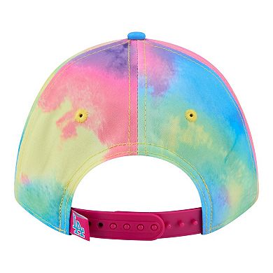 Toddler New Era Los Angeles Dodgers Tie Dye M-Crown A-Frame 9FORTY Adjustable Hat