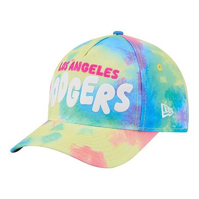 Toddler New Era Los Angeles Dodgers Tie Dye M-Crown A-Frame 9FORTY Adjustable Hat