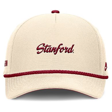 Unisex Nike Natural Stanford Cardinal Legacy Vintage Rope Rise Adjustable Hat