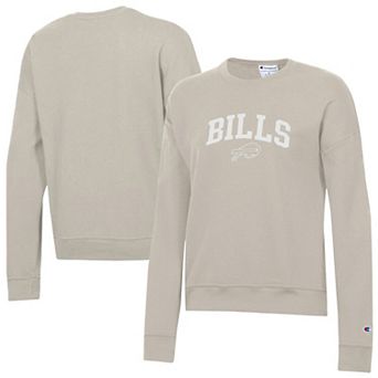 Women's Champion Light Brown Buffalo Bills Powerblend Cocoa Butter Fleece Sweatshirt