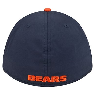 Men's Navy/Orange Chicago Bears Rope M-Crown A-Frame 39THIRTY Flex Hat