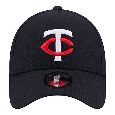 Youth New Era Navy Minnesota Twins 9FORTY A-Frame Adjustable Hat