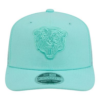 Men's New Era Mint Chicago Bears Color Pack 9SEVENTY Adjustable Hat