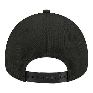 Youth New Era Black San Antonio Spurs 9FORTY A-Frame Adjustable Hat