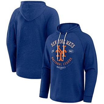 Men's Darius Rucker Collection by Fanatics Royal New York Mets Raglan Hooded Long Sleeve T-Shirt
