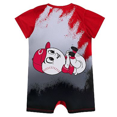 Newborn Outerstuff Red Cincinnati Reds Baby Mascot Bodysuit