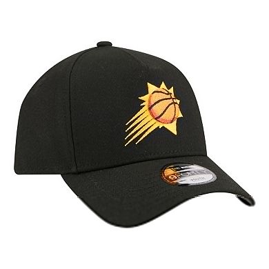 Youth New Era Black Phoenix Suns 9FORTY A-Frame Adjustable Hat