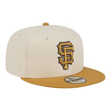 Men's New Era Light Beige/Khaki San Francisco Giants 2-Tone Color Pack 9FIFTY Snapback Hat