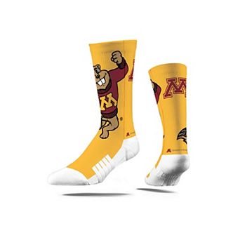Unisex Strideline Minnesota Golden Gophers Premium Mascot Crew Socks