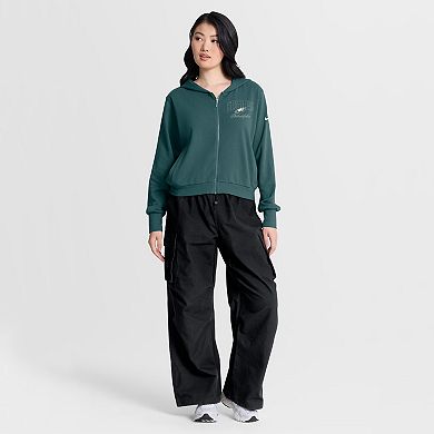 Women's Nike Midnight Green Philadelphia Eagles Primetime Full-Zip Hoodie