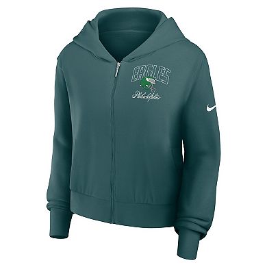 Women's Nike Midnight Green Philadelphia Eagles Primetime Full-Zip Hoodie