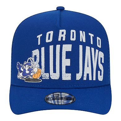 Youth New Era Royal Toronto Blue Jays Logo Fade A-Frame 9FIFTY Snapback Hat