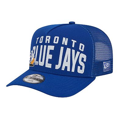 Youth New Era Royal Toronto Blue Jays Logo Fade A-Frame 9FIFTY Snapback Hat