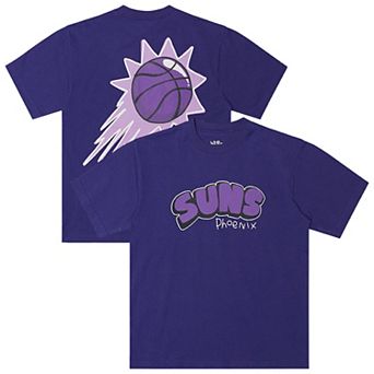 Men's b2Ss Purple Phoenix Suns Bubble Flare Logo T-Shirt