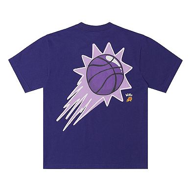 Men's b2Ss Purple Phoenix Suns Bubble Flare Logo T-Shirt