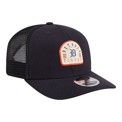 Men's New Era Navy Detroit Tigers Contest 9SEVENTY Adjustable Trucker Hat