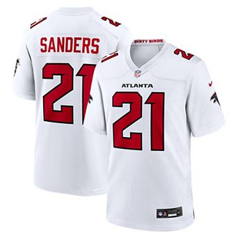 Men's Nike Deion Sanders White Atlanta Falcons Retired Player Game Jersey