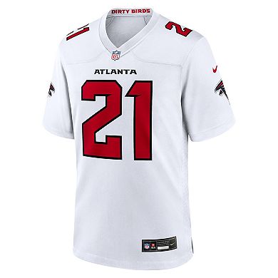 Men's Nike Deion Sanders White Atlanta Falcons Retired Player Game Jersey