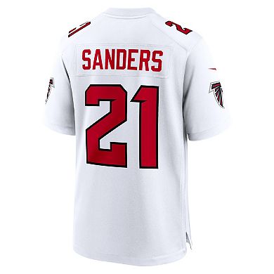 Men's Nike Deion Sanders White Atlanta Falcons Retired Player Game Jersey